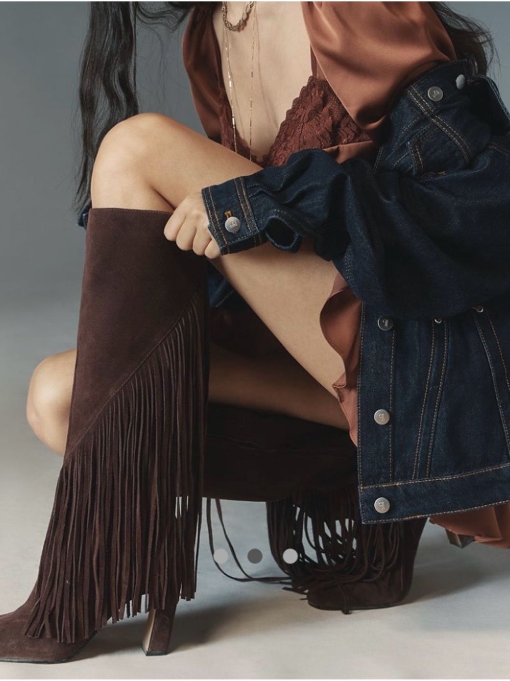 NIB DOLCE VITA Giano Suede Boots size 9.5 mahogany reg $295